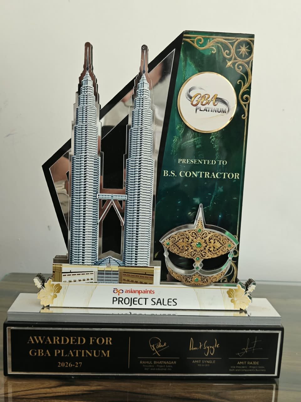 GBA Platinum Award 2026-27